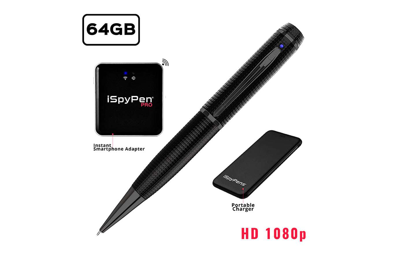 iSpyPen Pro X | #1 Spy Pen Camera | New & Improved 2k Video and ...
