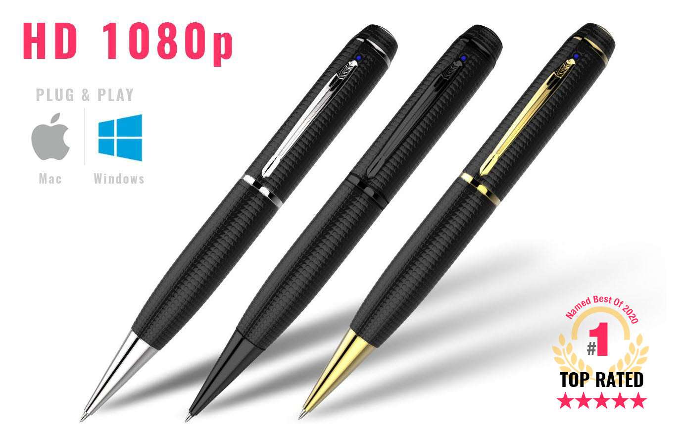 iSpyPen Pro X | #1 Spy Pen Camera | New & Improved 2k Video and ...